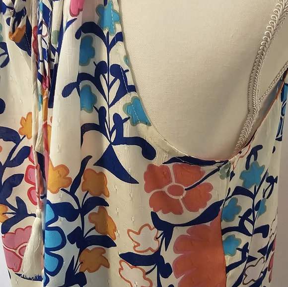 Rachel Roy Floral Sleeveless Halter Top Women's Size Small NWOT - Picture 5 of 9